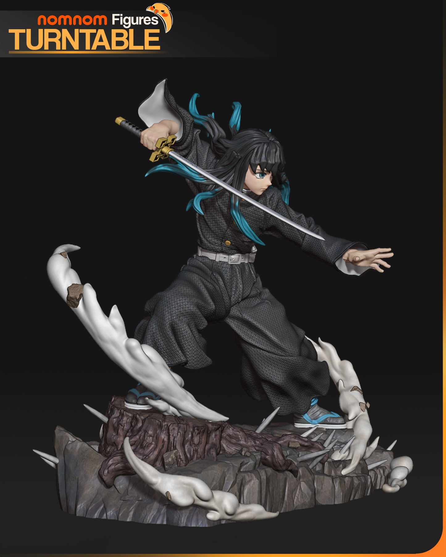 Figura de Resina - Tokito Muichiro - Kimetsu No Yaiba / Demon Slayer