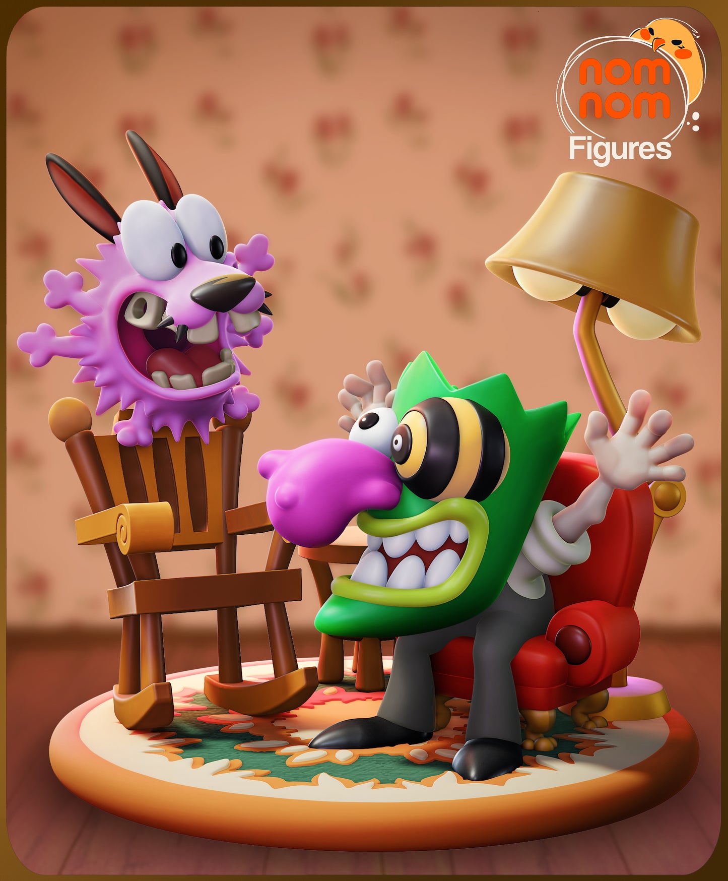 Figura de Resina Chibi - Agallas - Agallas El Perro Cobarde
