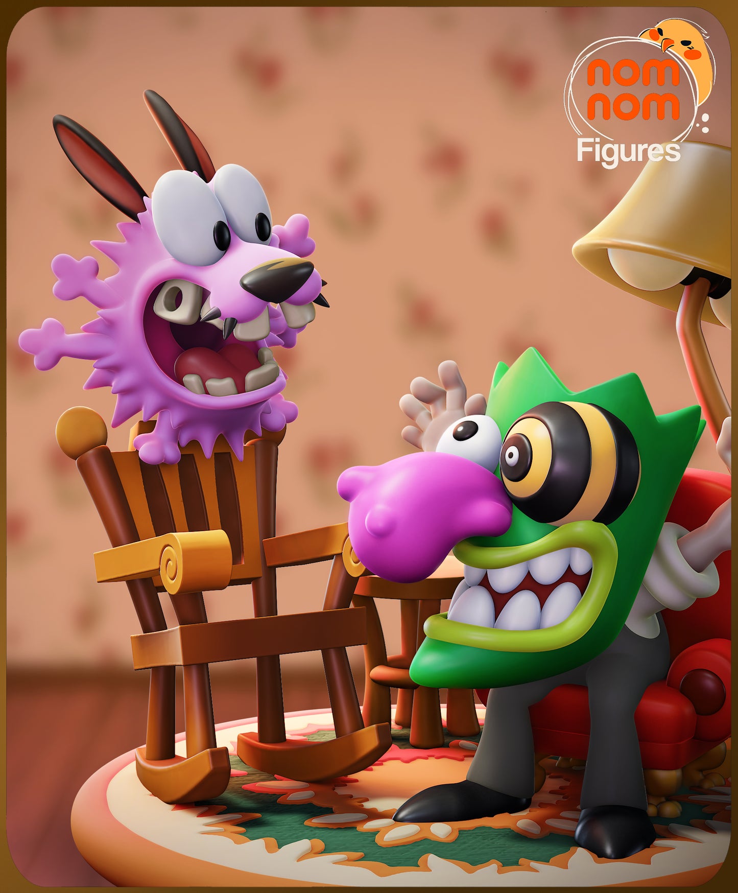 Figura de Resina Chibi - Agallas - Agallas El Perro Cobarde