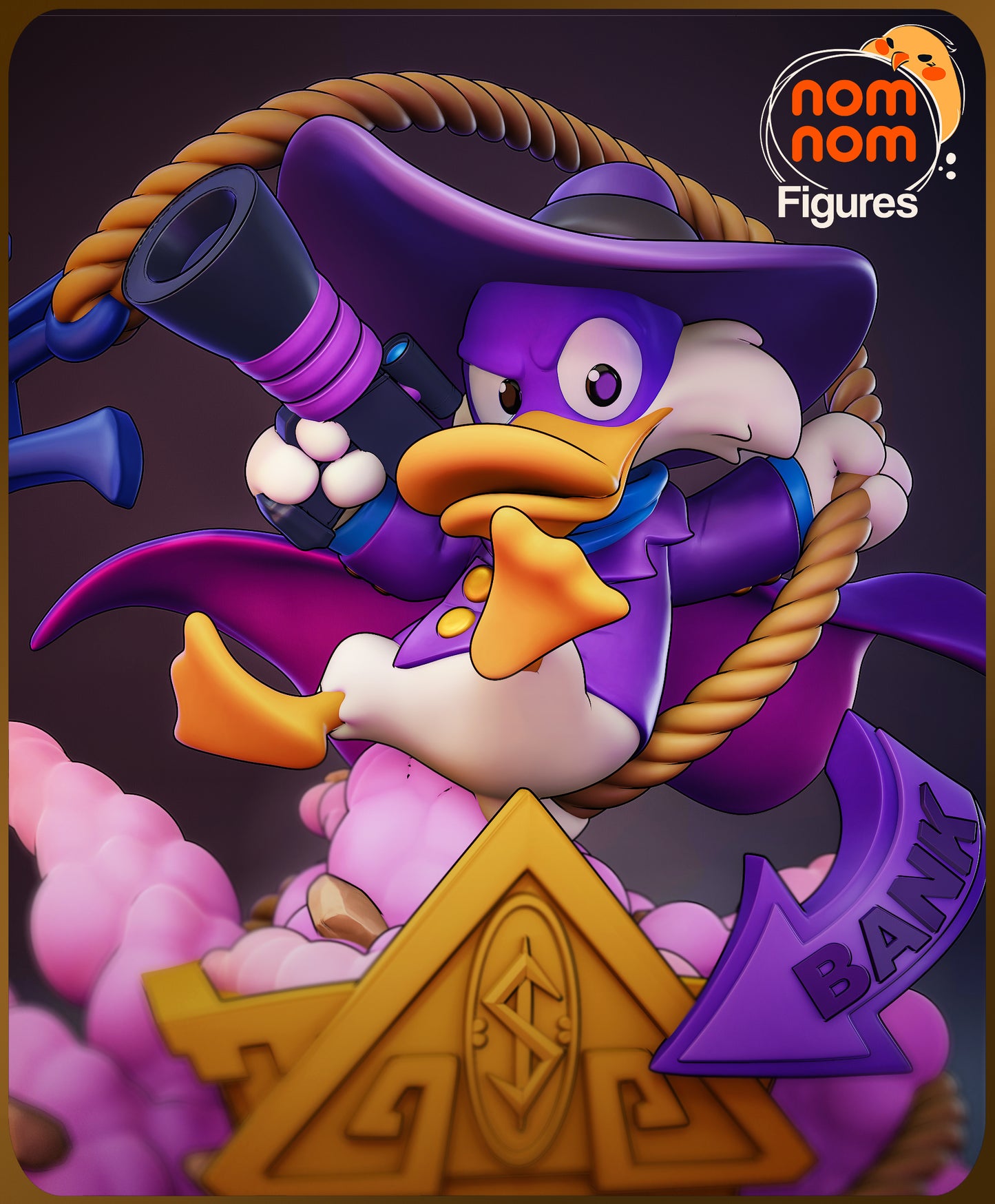 Figura de Resina Chibi - Pato Darwing - Pato Darwing