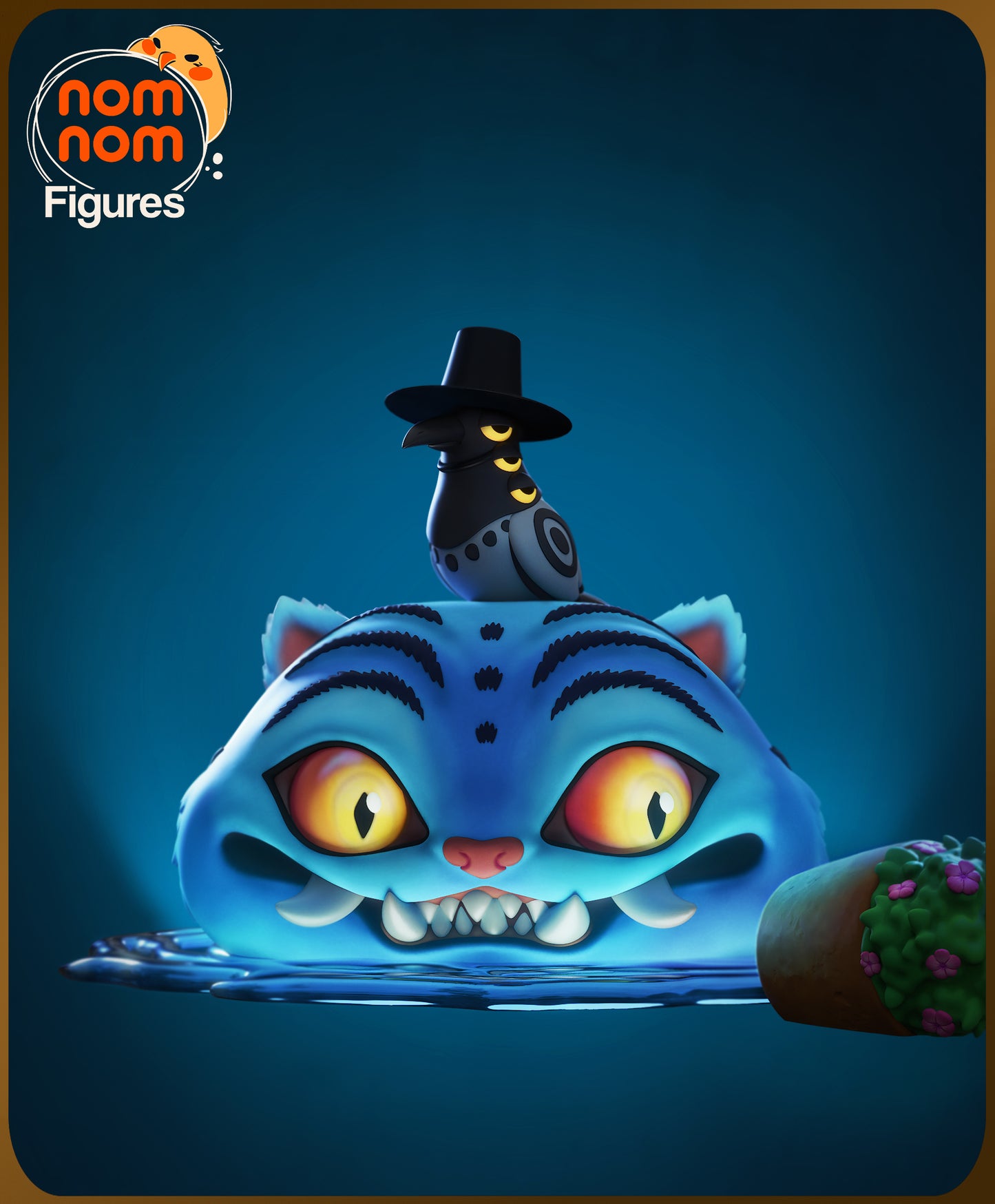 Figura de Resina Chibi - Derpy El Tigre - K-Pop Demon Hunters
