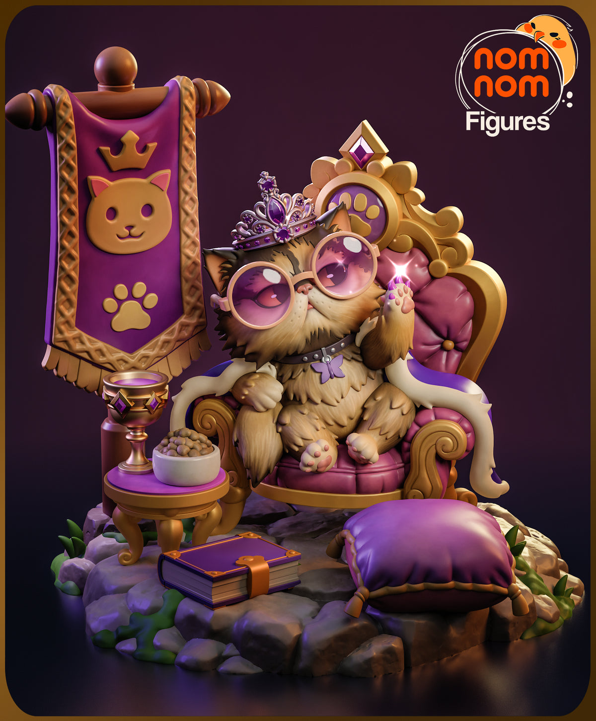 Figura chibi de resina Princess Donut Dungeon Crawler Carl sin pintar