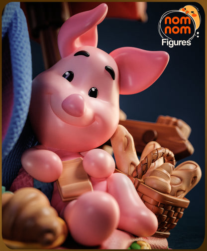 Figura chibi Igor Eeyore en resina, detalle
