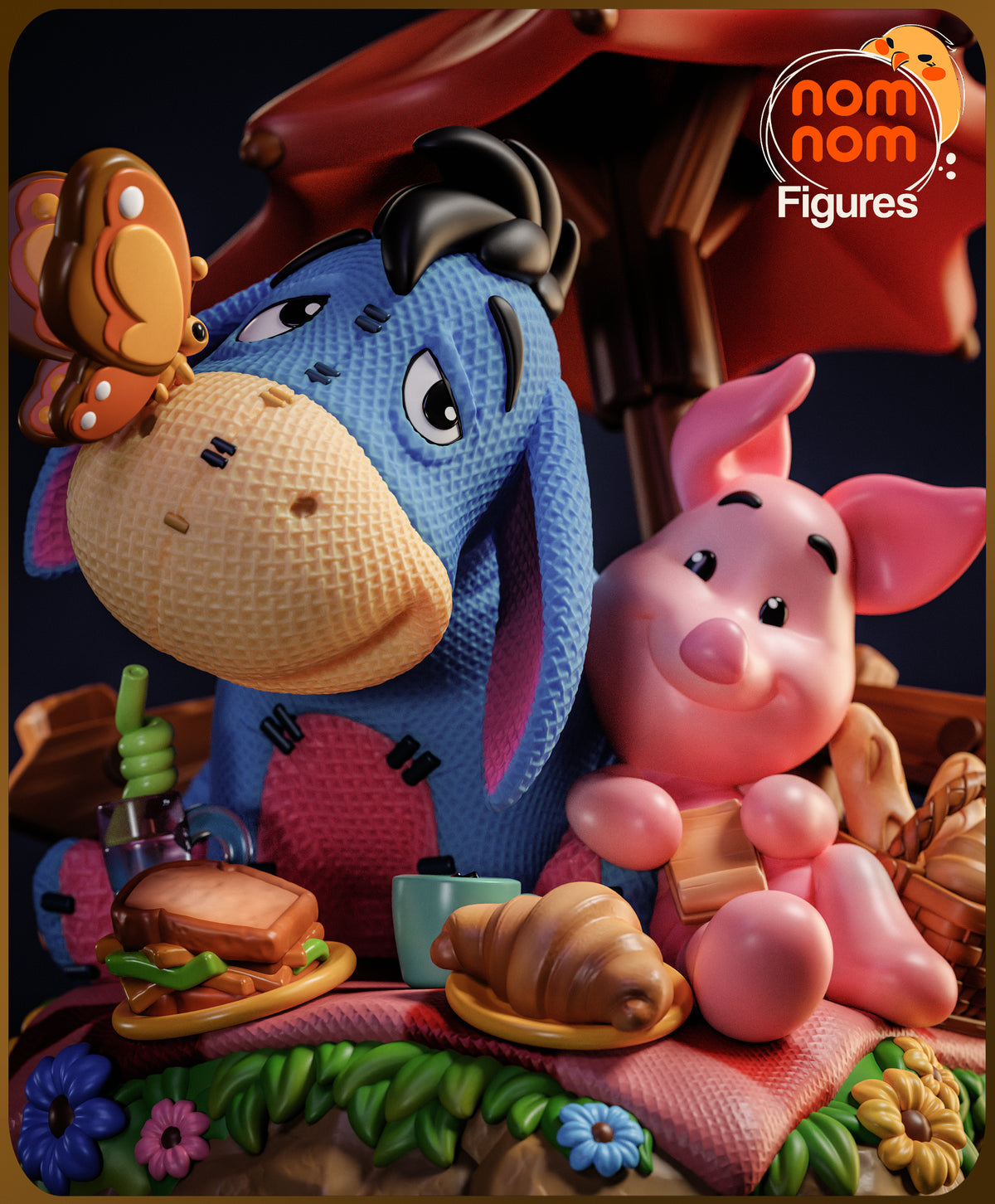 Figura chibi Igor Eeyore en resina, foto 5