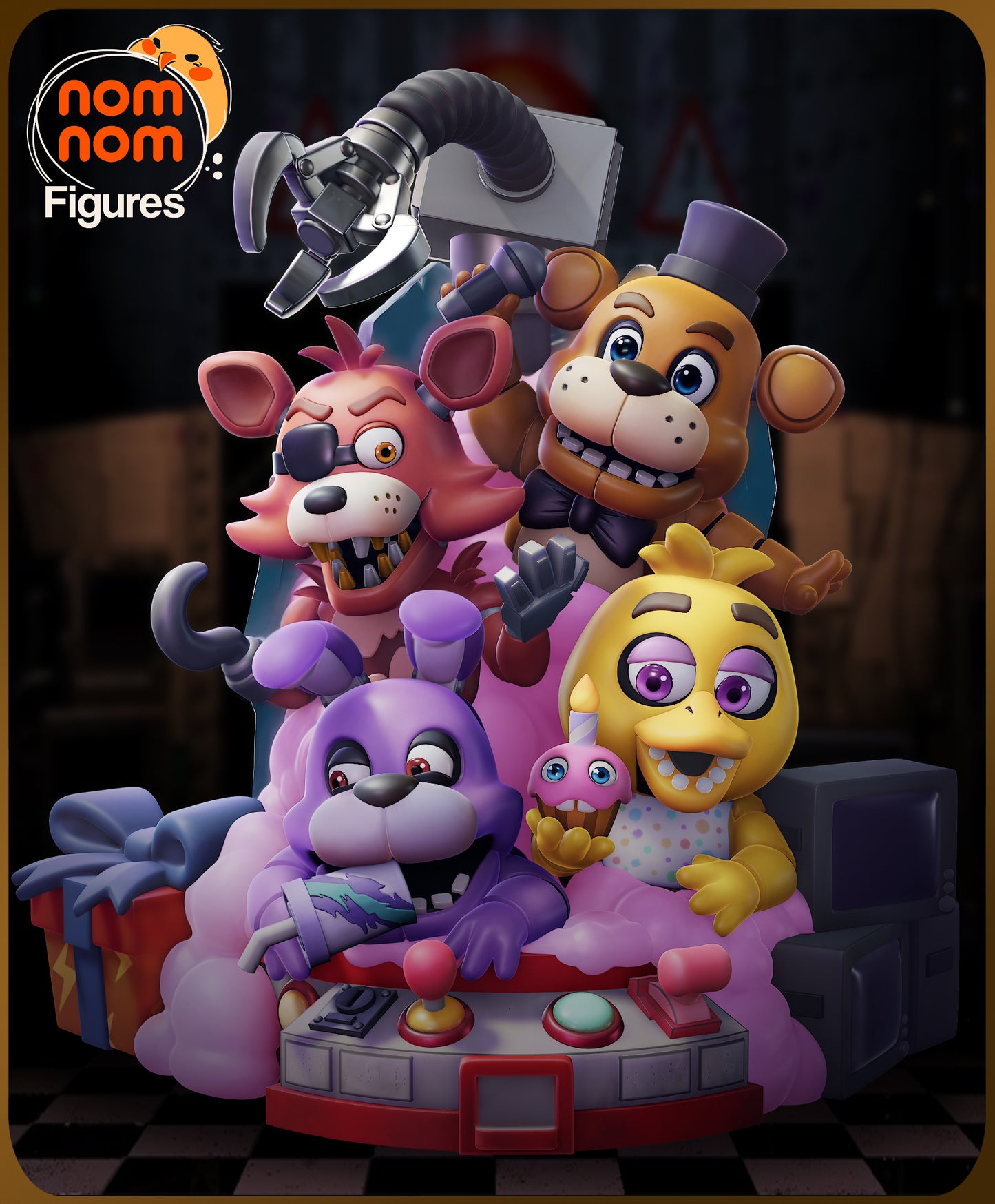 Figura de Resina Chibi - 5 Nights at Freddy's