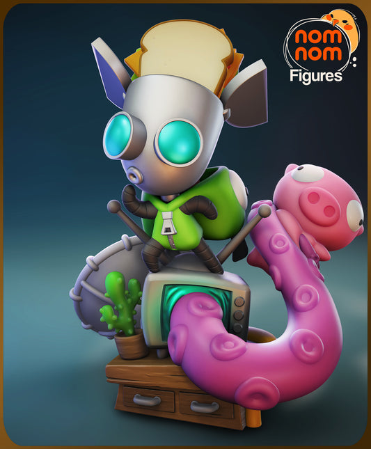 Figura de Resina Chibi - Gir - Invader Zim