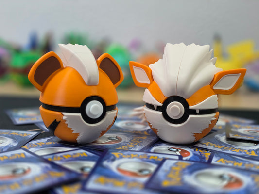 Pack Ahorro – 2 Pokeball - Growlithe & Arcanine