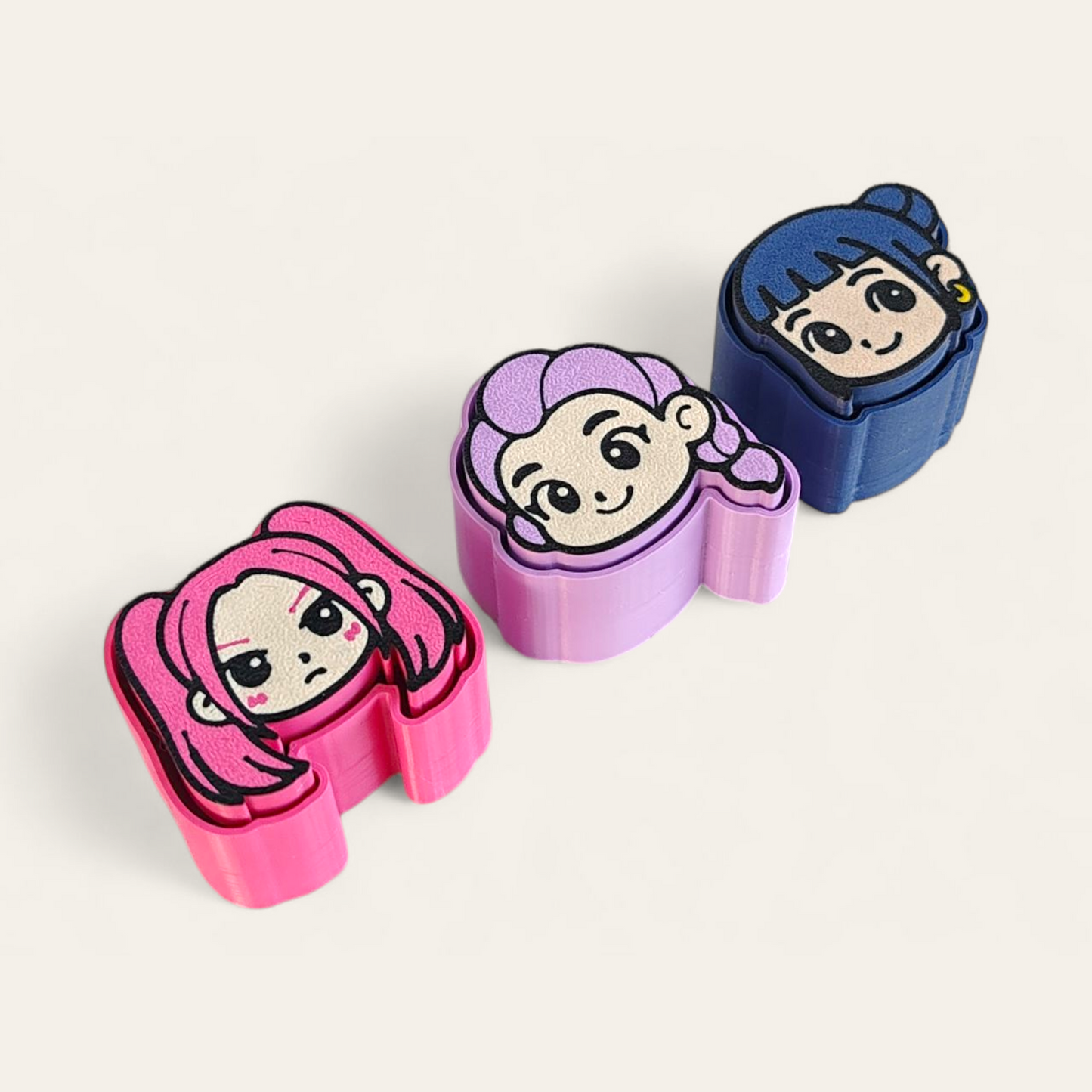 Pack Ahorro – 3 Clickers - K-Pop Demon Hunters Huntrix