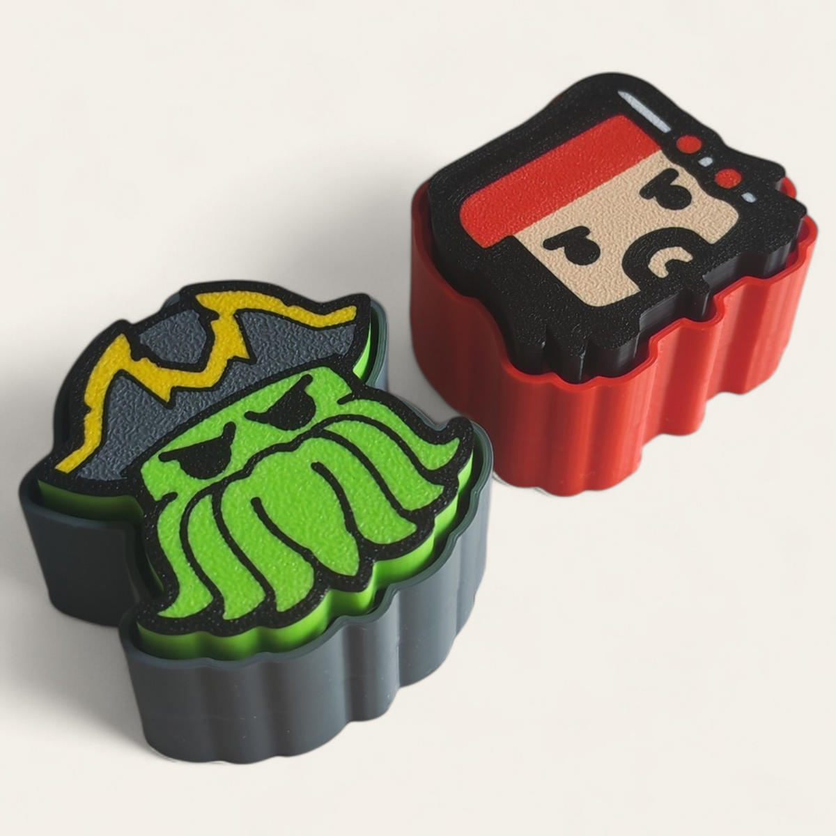 Clicker Piratas del Caribe, clicker llavero impreso en 3D