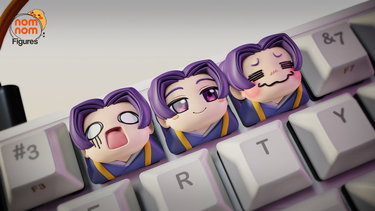 Pack 3 keycaps de resina Jinshi Apothecary Diaries