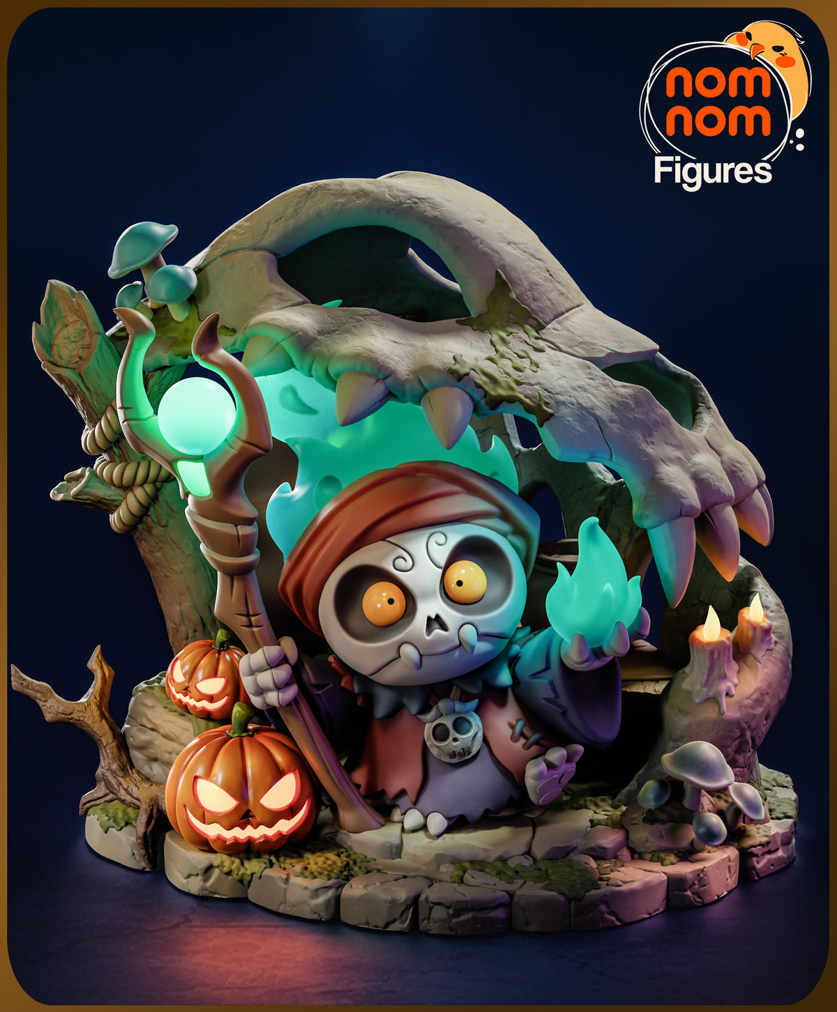 Figura de resina Keeper of the Forgotten NomNom sin pintar