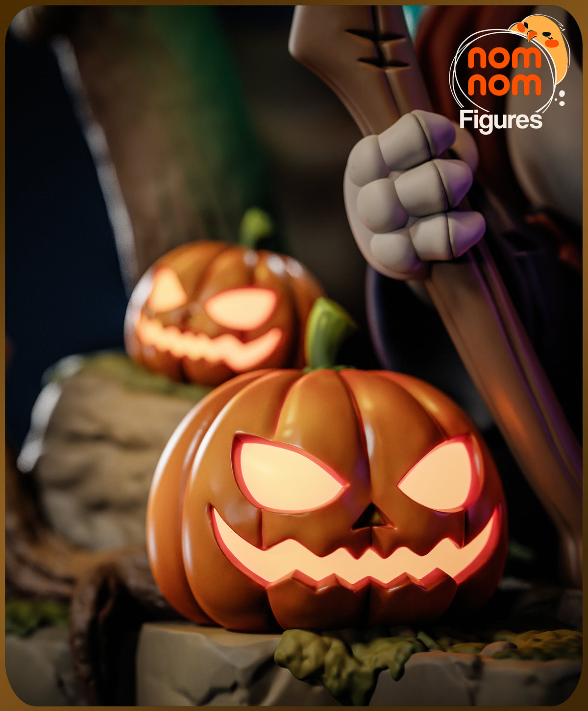 Figura Keeper of the Forgotten en resina, detalle