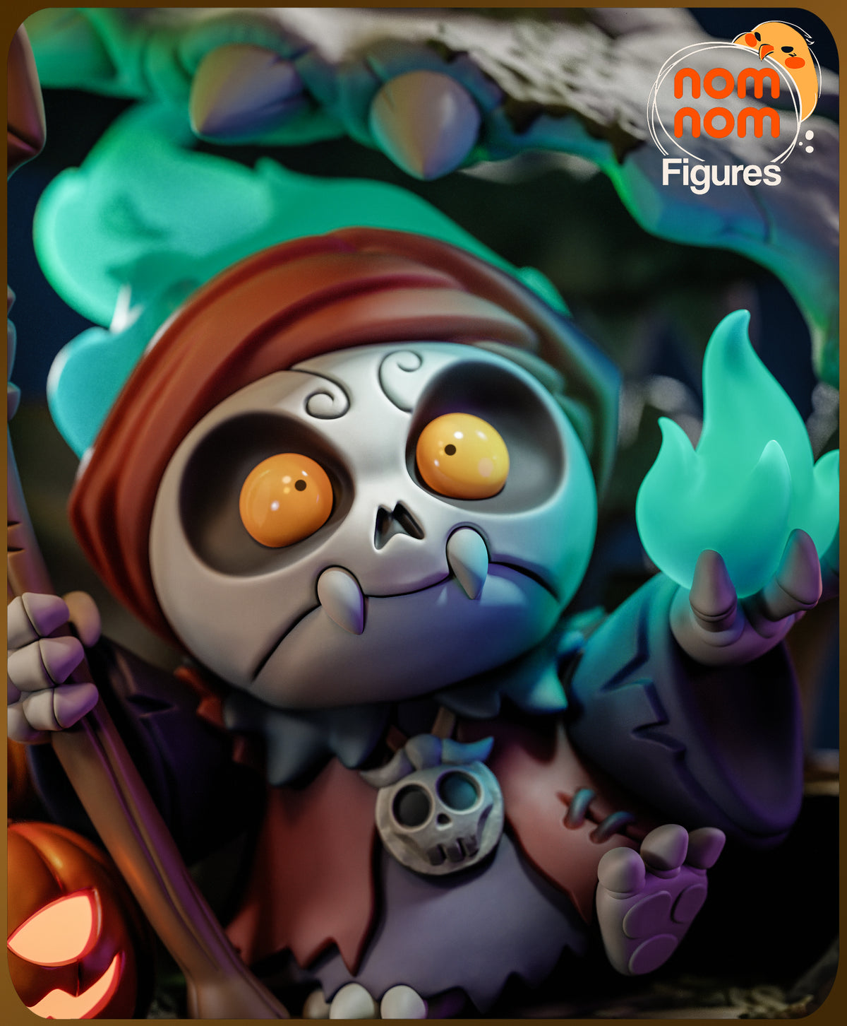 Figura Keeper of the Forgotten NomNom en resina, foto 4