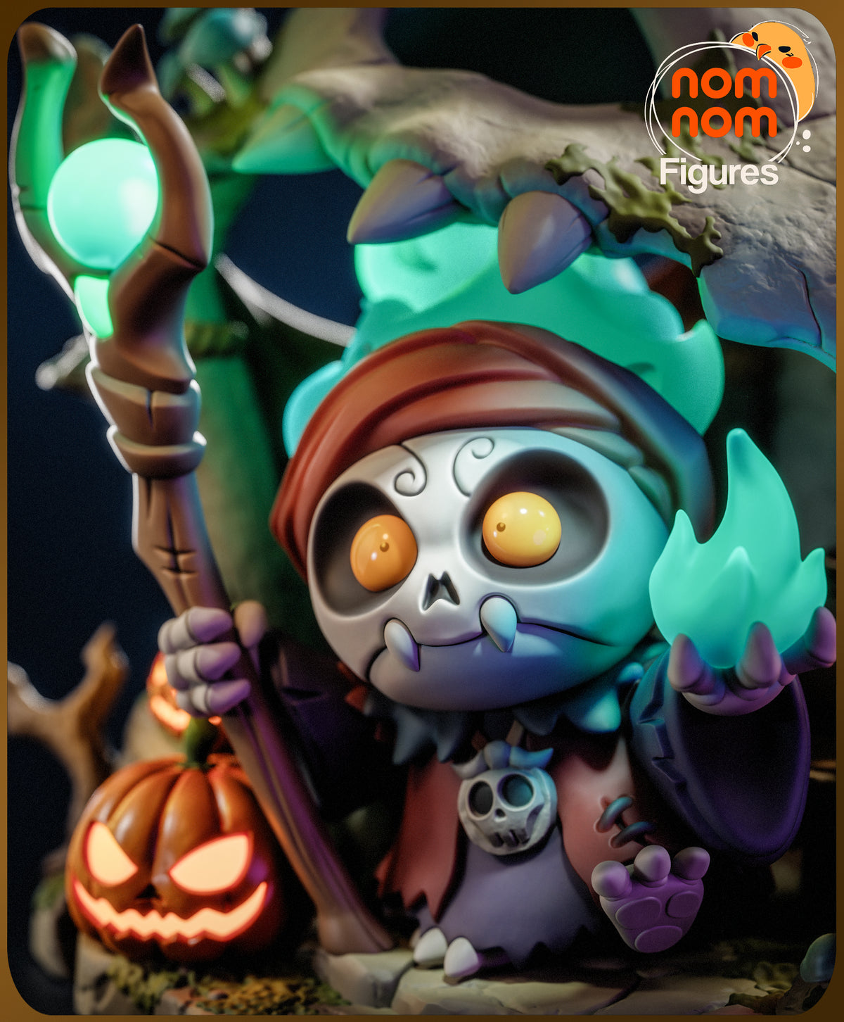 Figura Keeper of the Forgotten NomNom en resina, foto 7