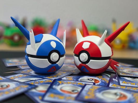 Pack Ahorro – 2 Pokeball - Latios & Latias