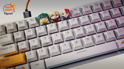 Keycaps de resina My Hero Academia, detalle