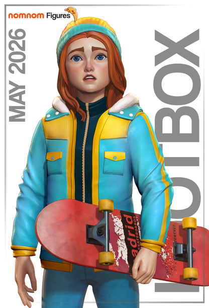 Figura de resina Max Stranger Things sin pintar
