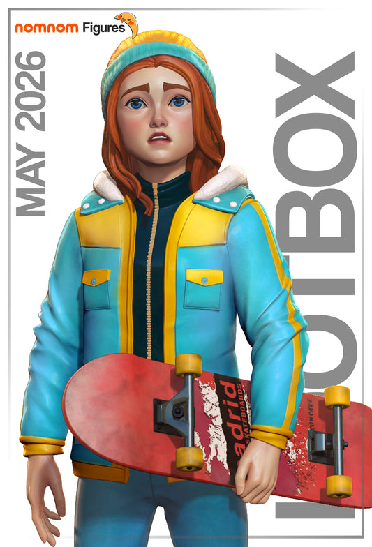 Figura de resina Max Stranger Things sin pintar