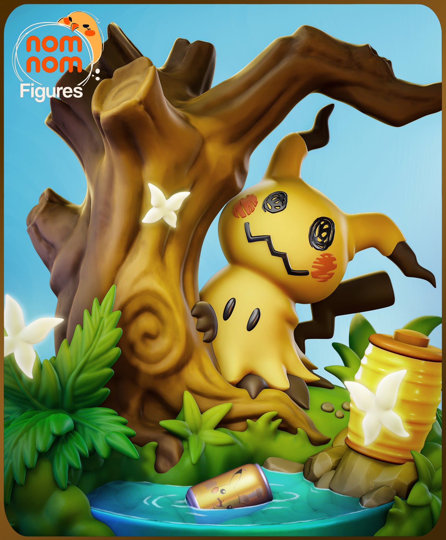 Figura de Resina Chibi - Mimikyu - Pokemon