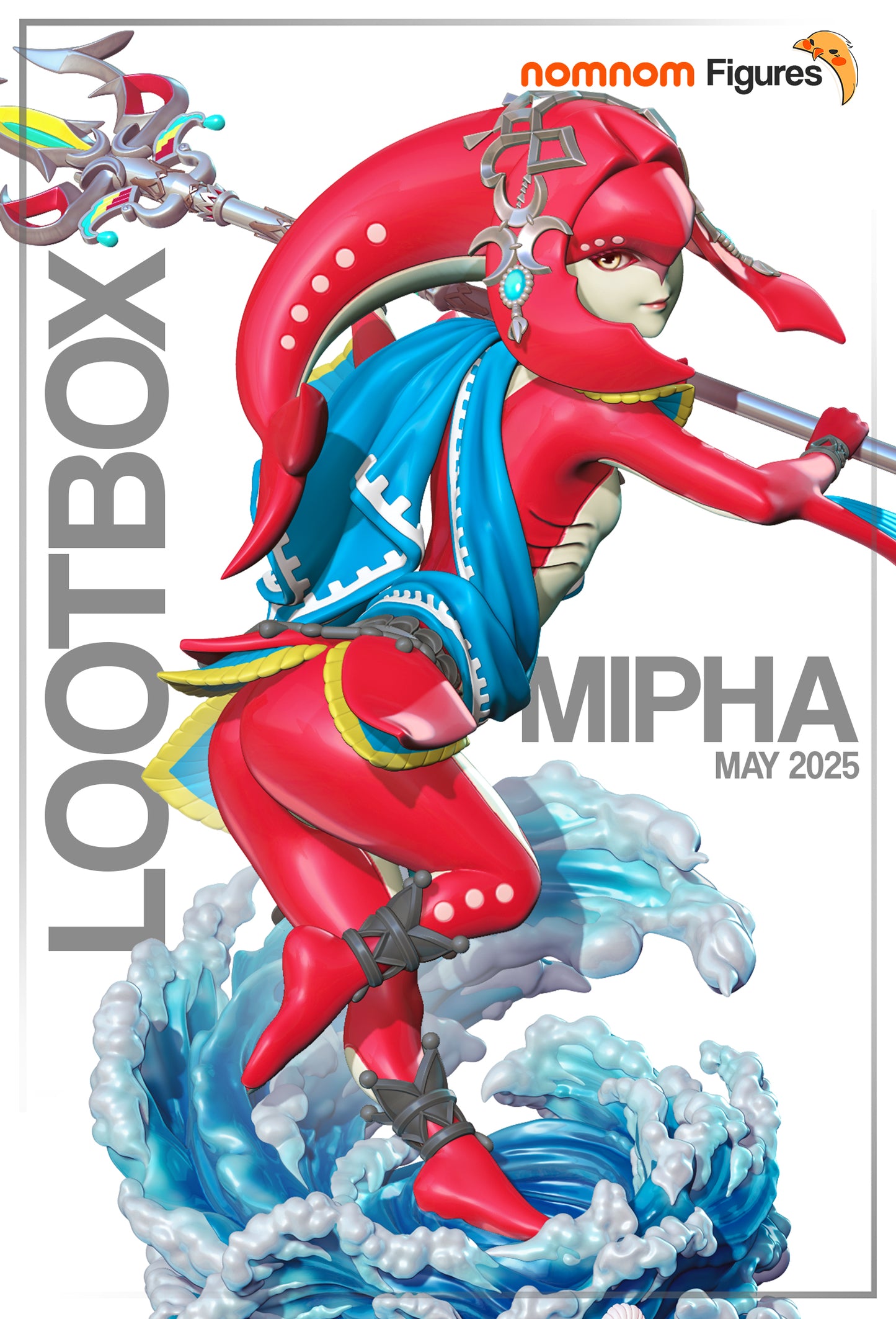 Figura de Resina - Mipha - The Legend of Zelda Breath of the Wild
