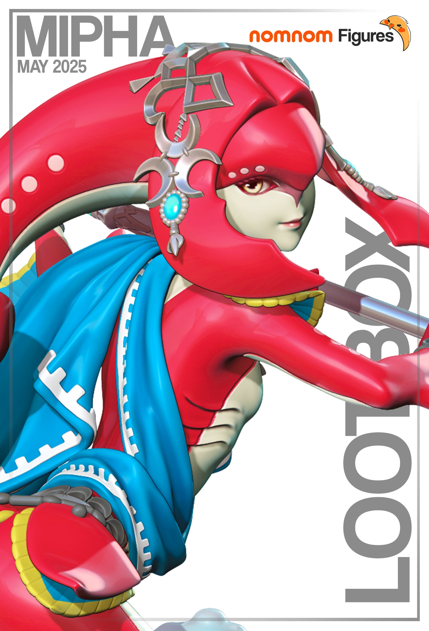 Figura de Resina - Mipha - The Legend of Zelda Breath of the Wild