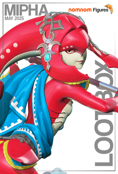 Figura de Resina - Mipha - The Legend of Zelda Breath of the Wild