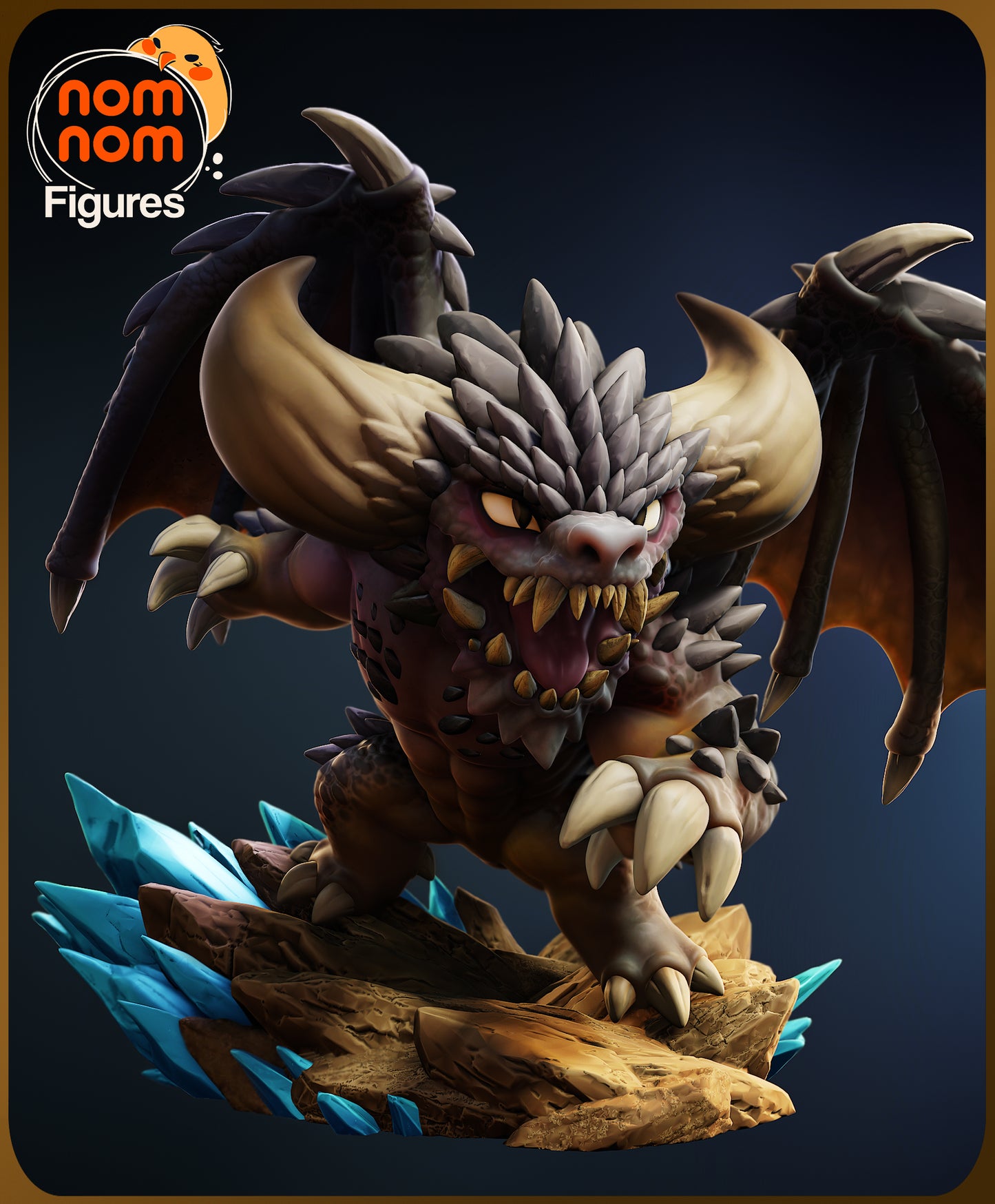 Figura de Resina Chibi - Nergigante - Monster Hunter World