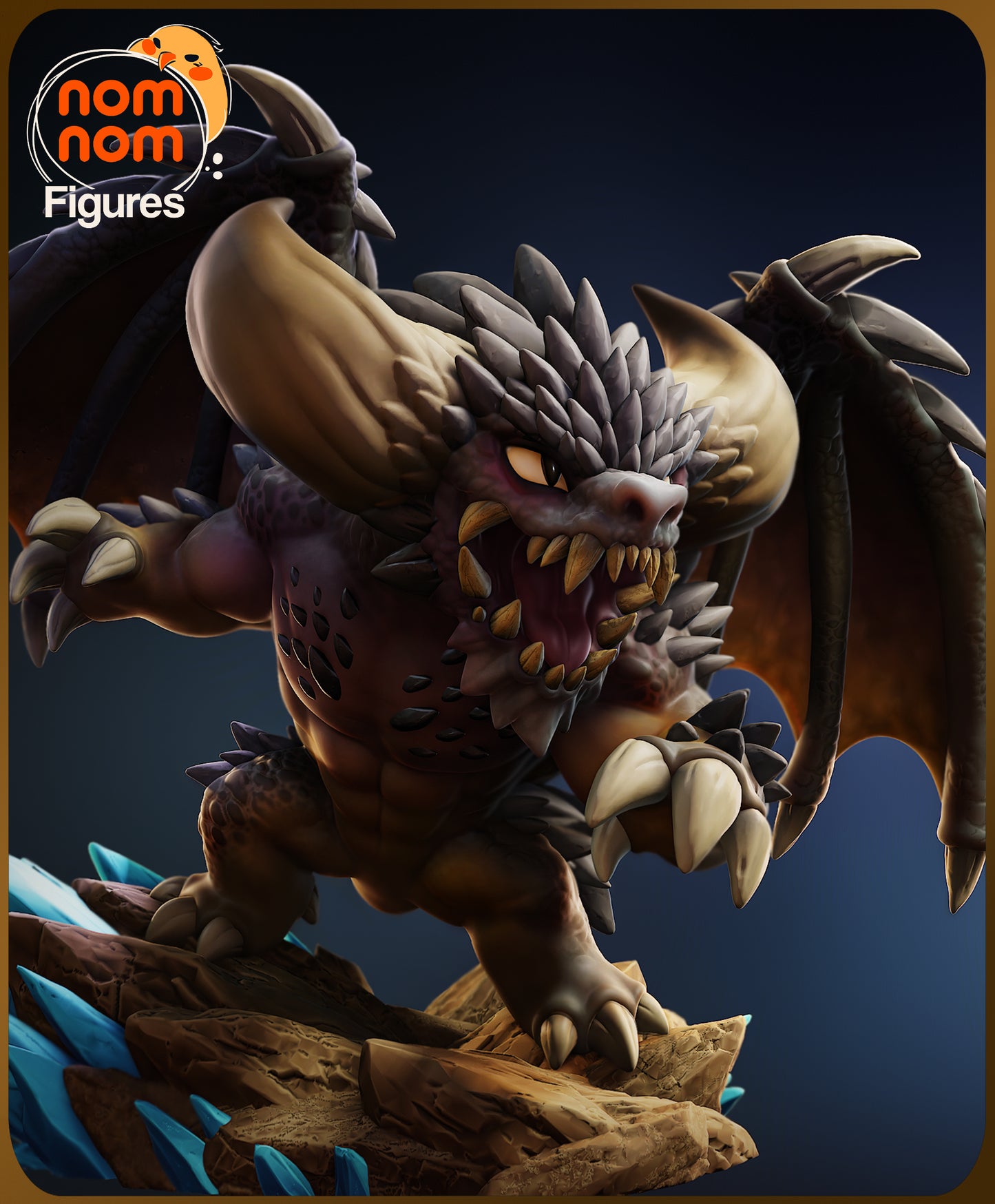 Figura de Resina Chibi - Nergigante - Monster Hunter World