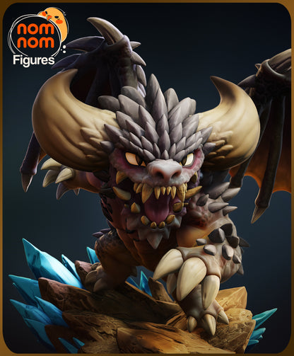 Figura de Resina Chibi - Nergigante - Monster Hunter World