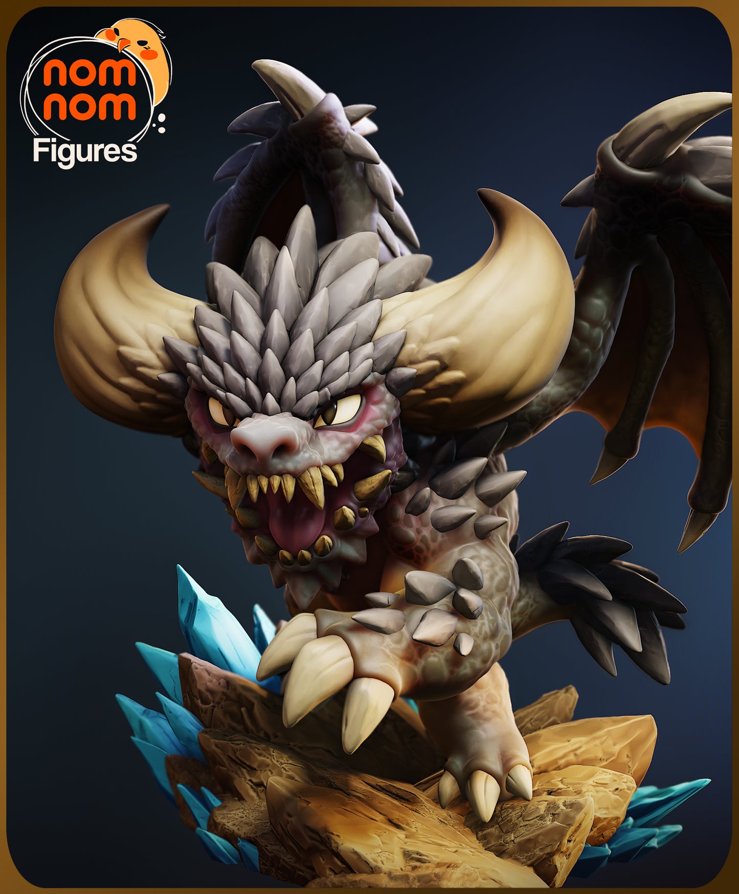 Figura de Resina Chibi - Nergigante - Monster Hunter World