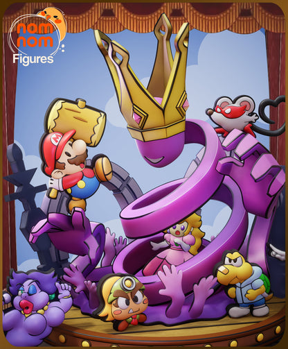 Figura de Resina Chibi - Paper Mario - Paper Mario