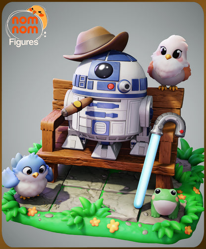 Figura de Resina Chibi - R2D2 - Star Wars