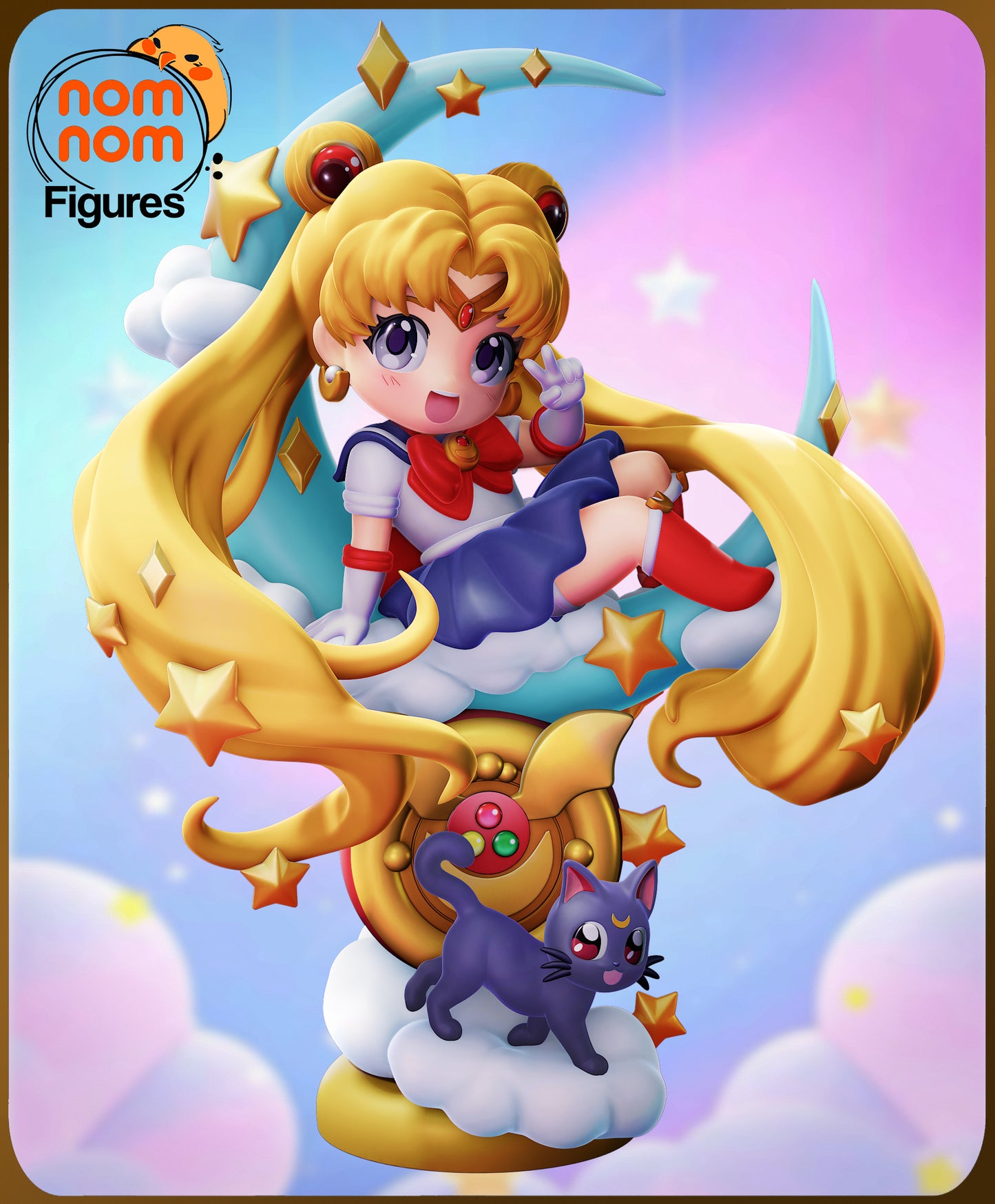 Figura de Resina Chibi - Sailor Moon - Salilor Moon