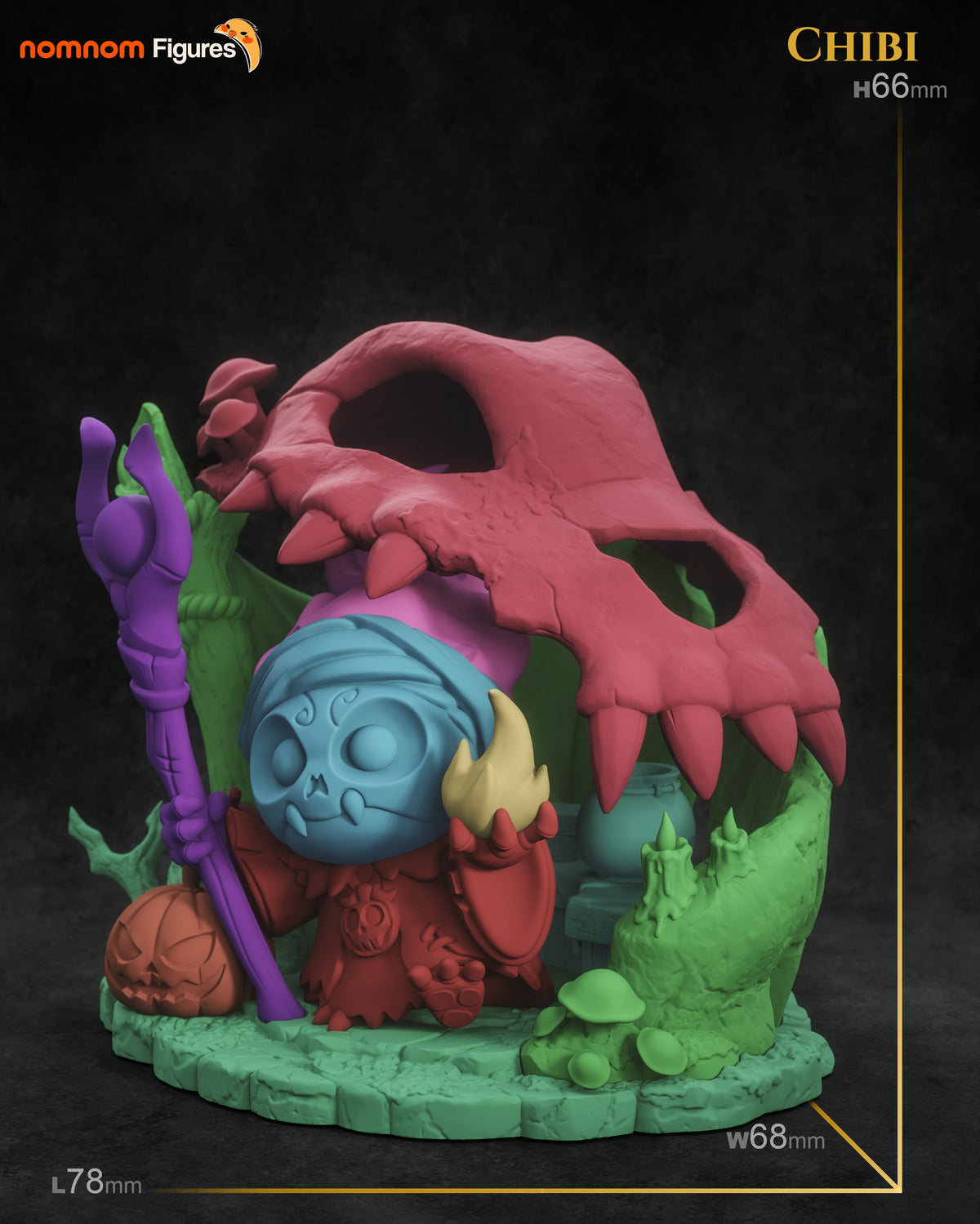 Figura Keeper of the Forgotten NomNom en resina, foto 12