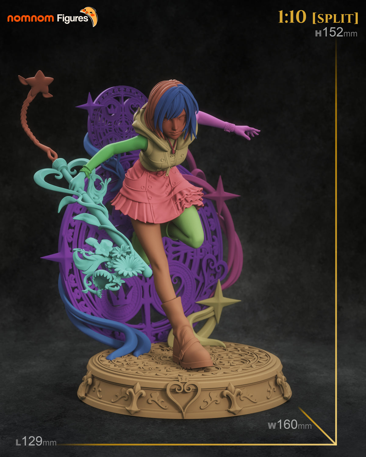 Figura Kairi Kingdom Hearts en resina, foto 12