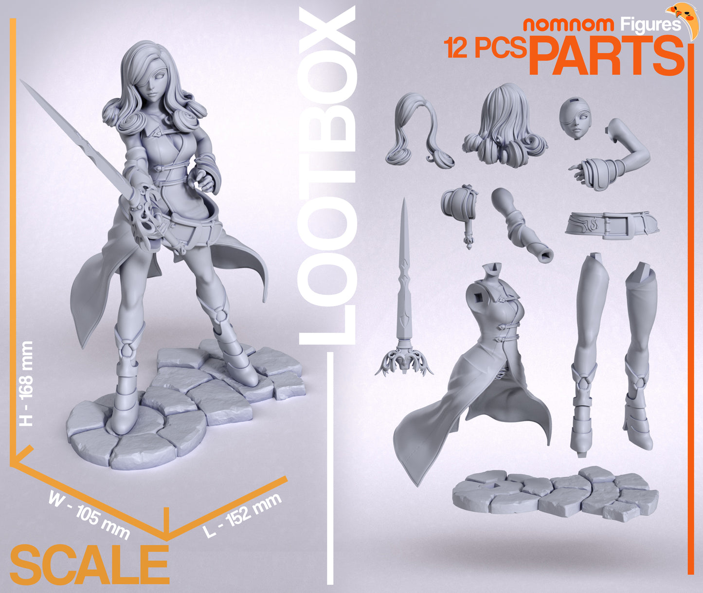 Figura de Resina - Beatrix - Final Fantasy IX