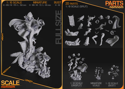 Figura de Resina - Raven - Teen Titans