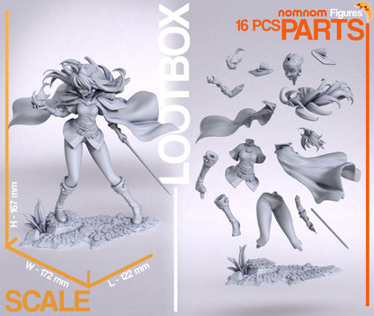 Figura Lina Inverse Slayers en resina, foto 10
