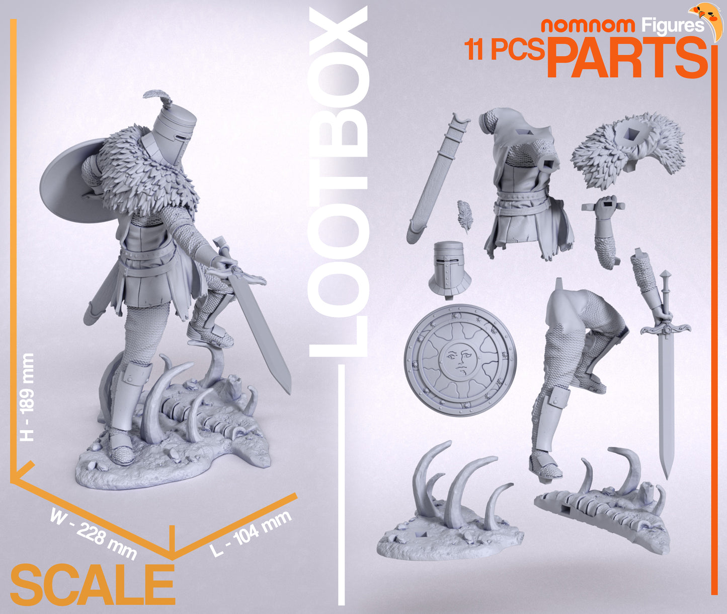 Figura de Resina - Solaire de Astora - Dark Souls