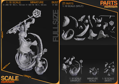 Figura de Resina - Yuna - Final Fantasy X