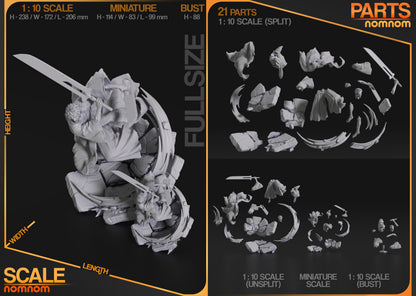 Figura de Resina - Ichigo Kurosaki - Bleach