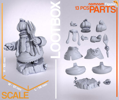 Figura de Resina - Quina - Final Fantasy IX