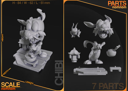 Figura de Resina Chibi - Mushu - Mulán