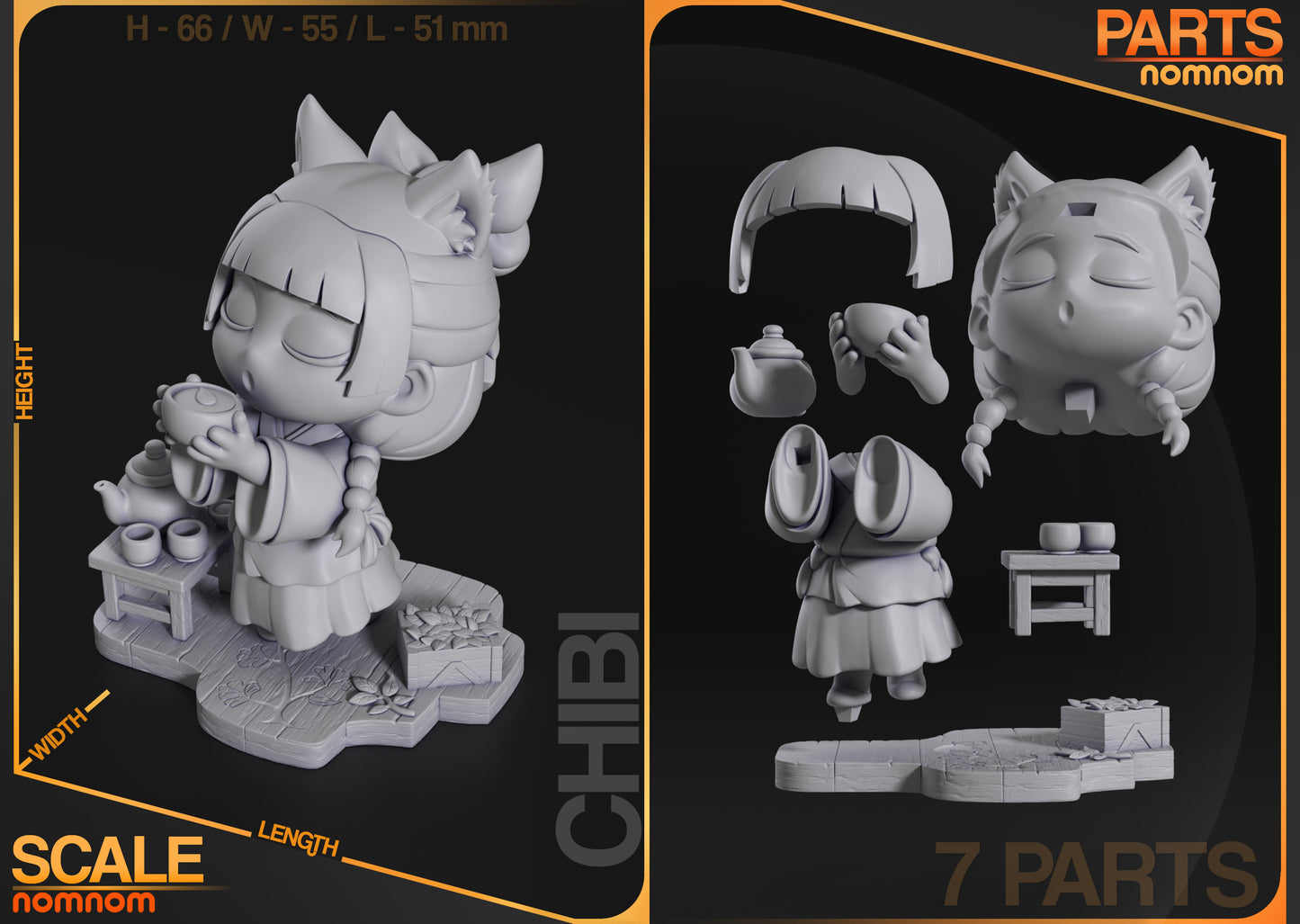 Figura de Resina Chibi - Maomao - Apothecary Diaries