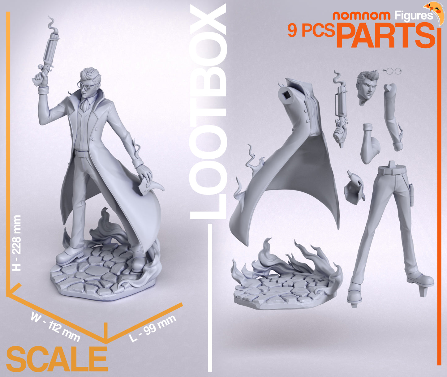 Figura de Resina - Percival de Rolo - Legend of Vox Machina