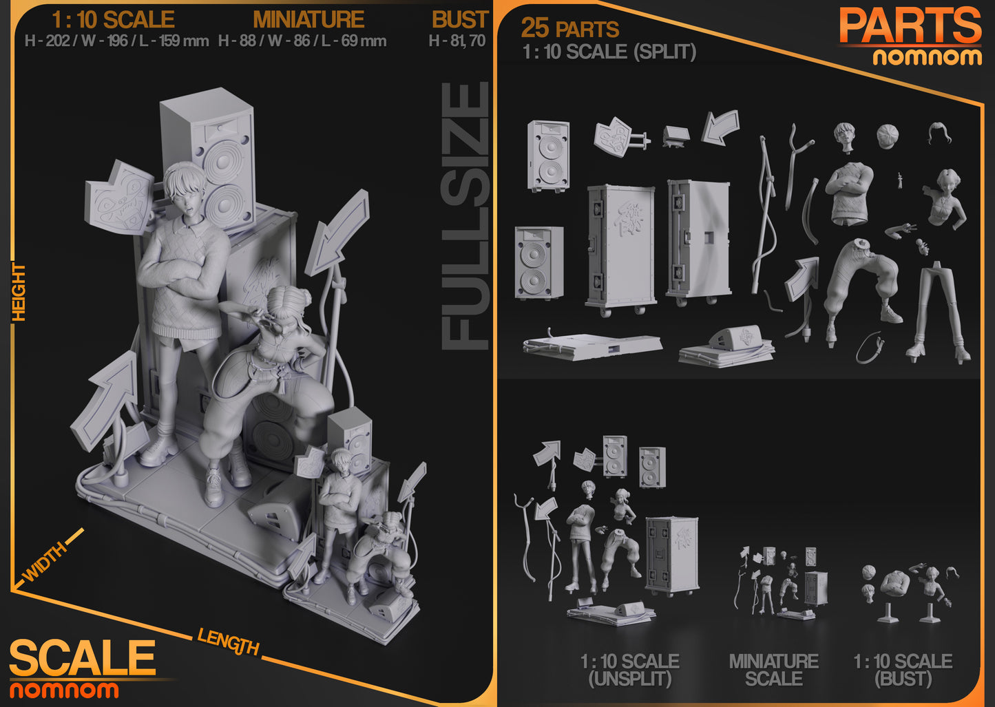 Figura de Resina - Zoey - K-Pop Demon Hunters