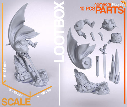 Figura de Resina - Frog - Chrono Trigger