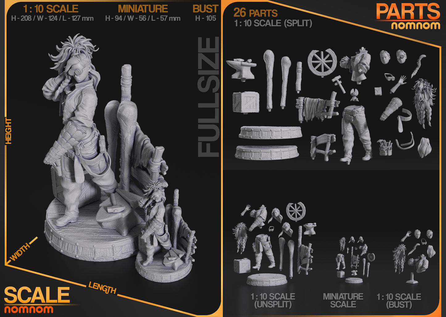 Figura de Resina - Gemma - Monster Hunter Wilds