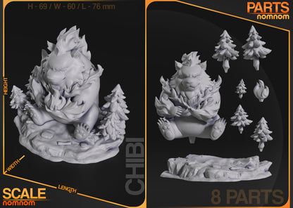 Figura de Resina Chibi - Tank - Solo Leveling