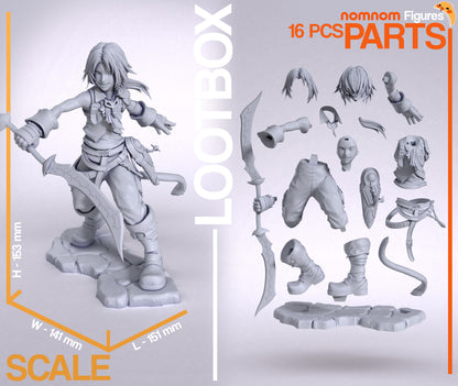 Figura de Resina - Yitan / Zidane Tribal - Final Fantasy IX
